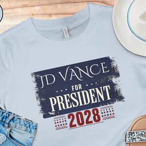 JD Vance 2028 Presidential Campaign T-Shirt: Retro USA Politics Tee