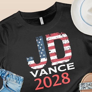 JD Vance 2028 Shirt, Vance Shirt, Presidential Campaign Shirt, Retro Vintage Election T-Shirt, Vote JD Vance for President