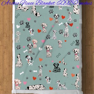 Dalmatian Blanket, Dalmatian Baby Blanket, Dalmatian Plush Throw, Dalmatian Painting, Dalmatian Toddler Blanket, Dalmatian Mama Gift