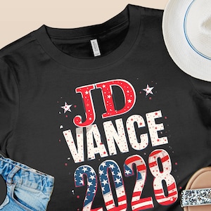 JD Vance 2028 Presidential Campaign T-Shirt: Retro Election Tee