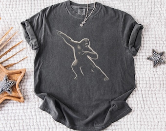 Camiseta Bigfoot divertida Sasquatch señalando críptido, meme desquiciado, regalo para acampar y hacer senderismo para él o ella, sudadera con capucha y taza