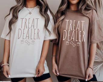 Leckerli Händler Shirt T-Shirt, Sweatshirt, Hoodie, T-Shirt mit V-Ausschnitt, lustiges Hundeliebhaber Shirt, Hund Mama Geschenk, Hund Person T-Shirt, Hunde Shirt, Geschenk für Hund