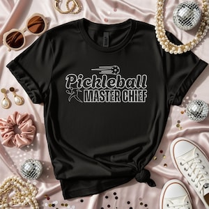 Pickleball Master Chief T-Shirt: Funny Sport Graphic Tee