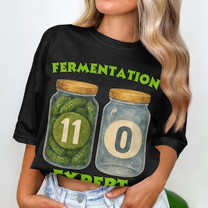 Funny Pickleball T-Shirt: Fermentation Expert Graphic Tee