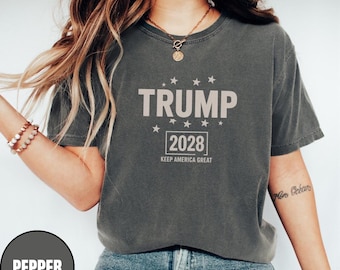Trump 2028 T-Shirts, Sweatshirts, V-Neck T-Shirts, Hoodies, Keep America Great, Elections 2028, Presidential Elections 2028, Patriotic Tee