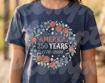 PNG del 250 aniversario de EE. UU., descarga digital retro del 4 de julio para camisetas, archivo de diseño de la bandera patriótica estadounidense del Día de la Independencia.