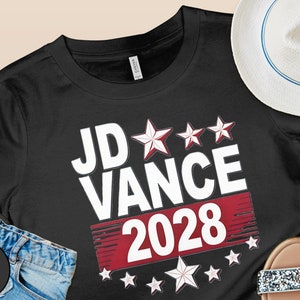 JD Vance 2028 T-Shirt: Retro Presidential Campaign Tee