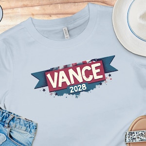 JD Vance 2028 Shirt, Vance shirt, Presidential Campaign Shirt, Retro Vintage Election T-Shirt, Vote JD Vance for President 2028