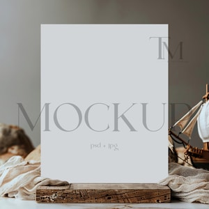 Kids Birthday Mockup, Pirates Table Sign Mockup, Tabletop Sign Mockup, Baby Shower Menu Sign Mockup, Editable 8x10 Table Number Mockup PR1