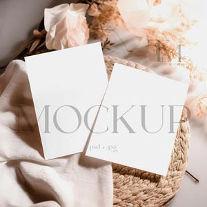 Twee kaartenmodel, 5 x 7 uitnodigingsmodellen, dubbele uitnodigingsmodel, kaartmodel dubbel, boho-huwelijksuitnodigingsmodel, neutraal kaartenmodel