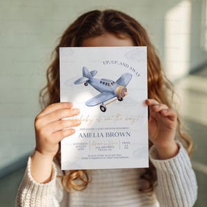 Kids Party Invitation Mockup, Kids Invitation Mockup, Kids Birthday Invitation Mockup, 5x7 Invitation Mockup Hand, Zazzle Invitations Mock image 3