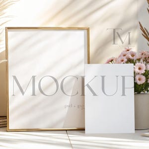 Schild und Karte Mockup, Time Capsule Mockup, 8x10 Schild Mockup, 8x10 Und 5x7 Mockup, 8x10 Und 5x7 Rahmen Mockup, Time Capsule Schild Mockup