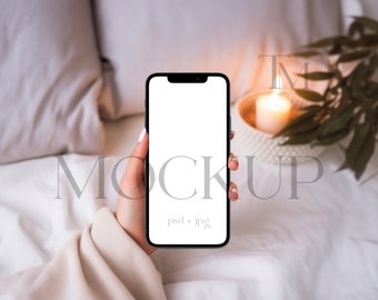 iPhone Bildschirm Mockup, Geräte Mockup, 1080x1920 Mockup, Smartphone Mockup, Handy Mockup PSD JPEG, Evite MockUp