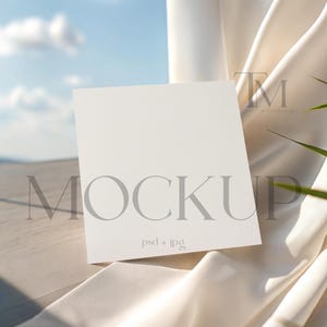 Quadratische Hochzeitseinladung Mockup, 5x5 Einladung Mockup, Boho Karten MockUp, quadratische Vorlage Mockups, Mockup für Visitenkarten, 6x6 Mockup