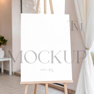 Easel Sign Mockup 18x24, Wedding Sign Mockup, Seating Chart Mockup, Wedding Poster Mockup, Baby Shower Welcome Sign Mockup, Party Sign Mock
