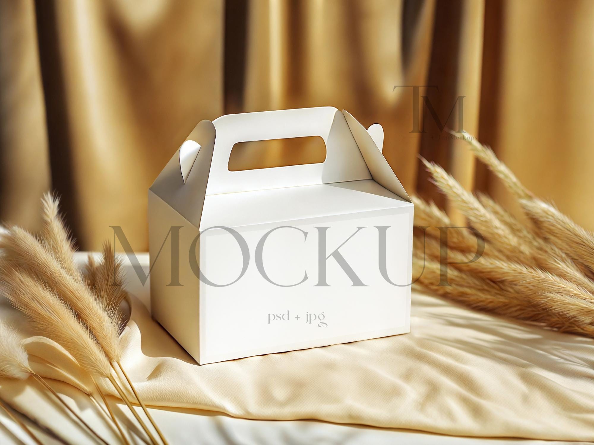 Mockup etichetta scatola a capanna, Mockup bomboniera, Mockup scatole per feste, Mockup scatola dolcetti, Mockup adesivo scatola regalo, Mockup scatol
