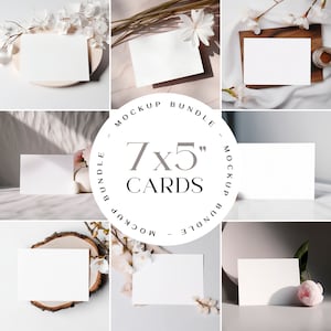 7 x 5 kaartmodelbundel, minimalistische kaartmodellen, liggende kaartmodelbundel, horizontaal kaartmodel, kaartmodel bundel, PSD-modellen