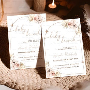 Double Sided Invitation Mockup, 5x7 Card Display (PSD & JPG) image 2