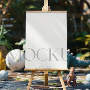 Birthday Welcome Sign, Mockup Easel Sign Mockup, Seating Chart Mockup, 18x24 Mockup, Sign PSD Mockup, Poster Mockup, Stationery Mockup, D11
