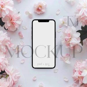 Telefonbildschirmmockup, Smartphone-Mockup, Digitales Kartenmodell, Boho-Telefon Evite-Mockup, bearbeitbares mobiles Mockup, elektronisches Einladungs-Mockup