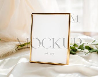 Tabletop Sign Mockup 8x10 Sign Mock Up Wedding Sign Frame Mockup 8x10 Boho Sign Mockup Boho Bridal Shower Mockup Table Frame Mock up PSD