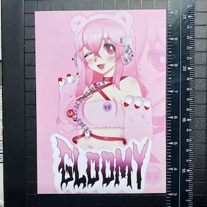 Super Sonico Gloomy Bear Print