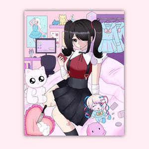 Needy Streamer Overload Ame Chan 8x10 Print