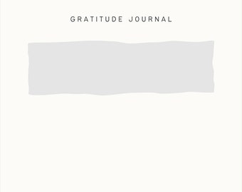 Journal de gratitude