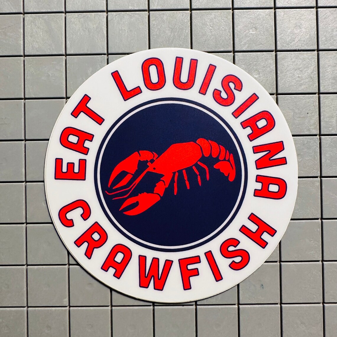 Eat Louisiana Crawfish | Vinyl Sticker - Etsy