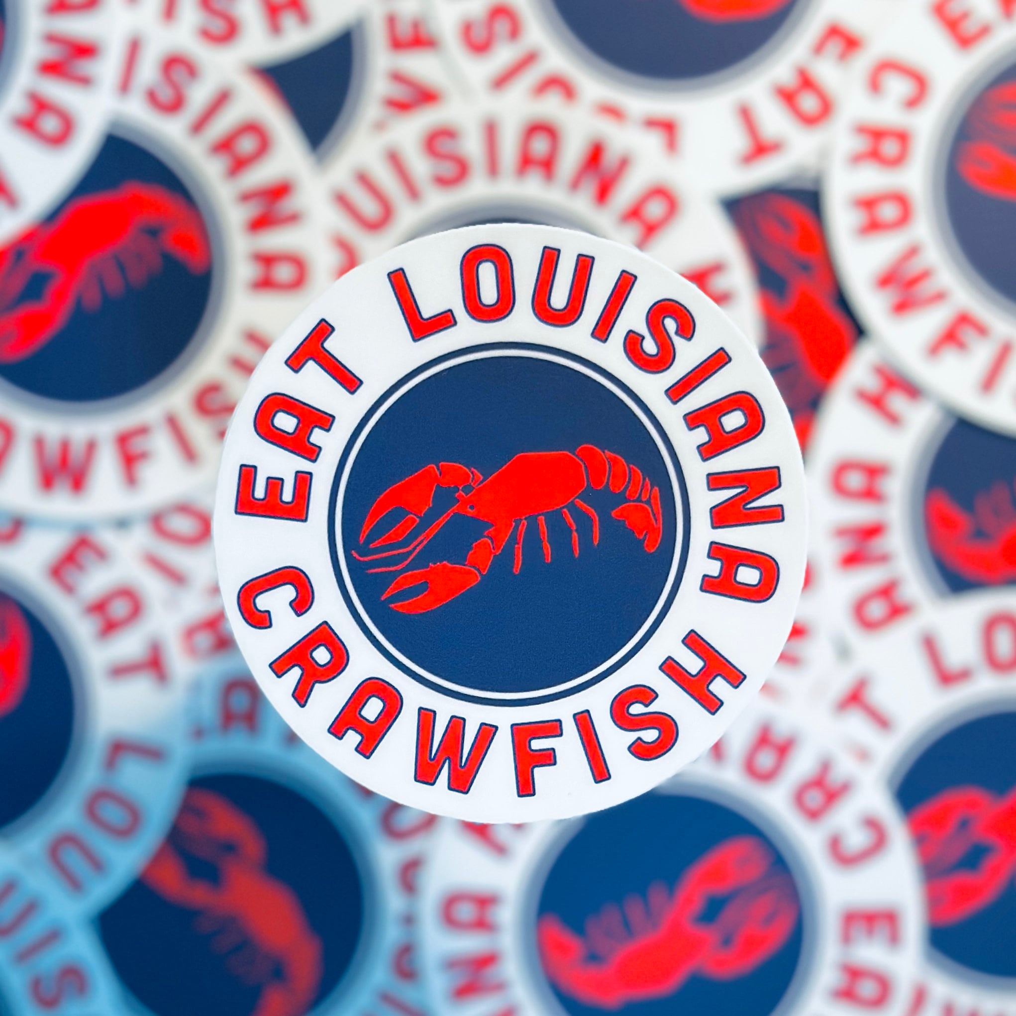 Eat Louisiana Crawfish | Vinyl Sticker - Etsy