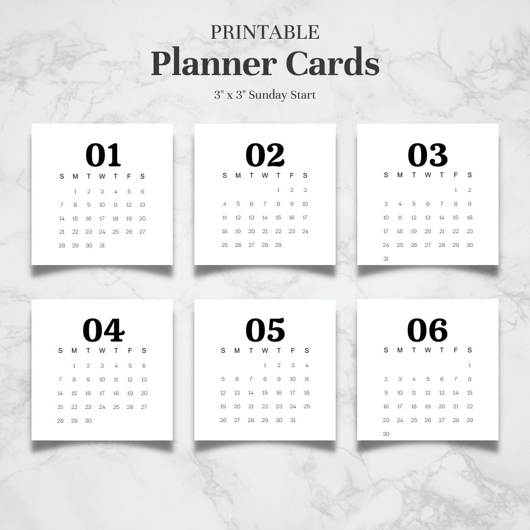 Bullet Journal Silicone Stamp/ Bujo Calendar Date Clear Stamp/ Weekly  Monthly Planner Rubber Stamps 