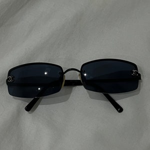 CHANEL Chanel Sunglasses 4093-B brown gold lens coco mark