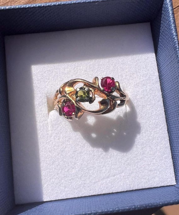 Christmas cheer is here! Ruby and Green Spinel St… - image 3