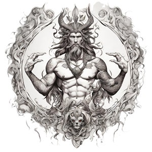 Greek Gods tattoo - Mythologic tattoo designs - Greek and Roman brushset for - realistic tattoo statue designs - Greek Mythologic