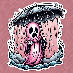 Niedliche Gespenst Illustration SVG PNG-Halloween Linie Art Clipart, lustige süße Umriss Tattoo, minimalistische Schnitt Datei Handpoke, Spooky Season Art
