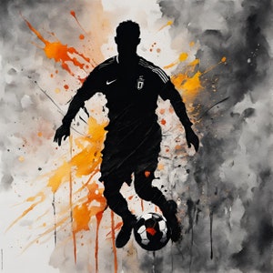 8 Pacchetto clipart calcio acquerello, pallone da calcio, maglia, PNG per tifosi di calcio, PNG clipart kit calcio, download istantaneo per uso commerciale