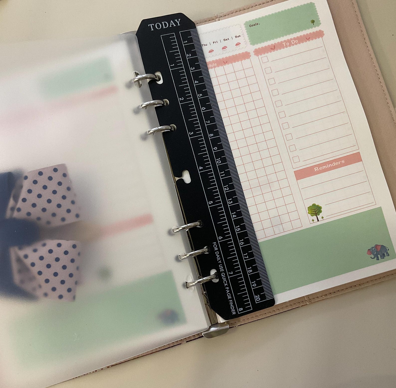 Frosted Binder Dividers: Transparent Plastic Page Separators (A5 A6 ...