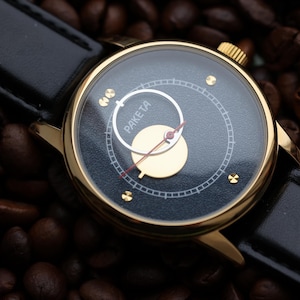 Moon watch Raketa Copernicus Blue Dial, Vintage Mens watch, Gift for him, Mechanical watch, Christmas gift, Watch for men