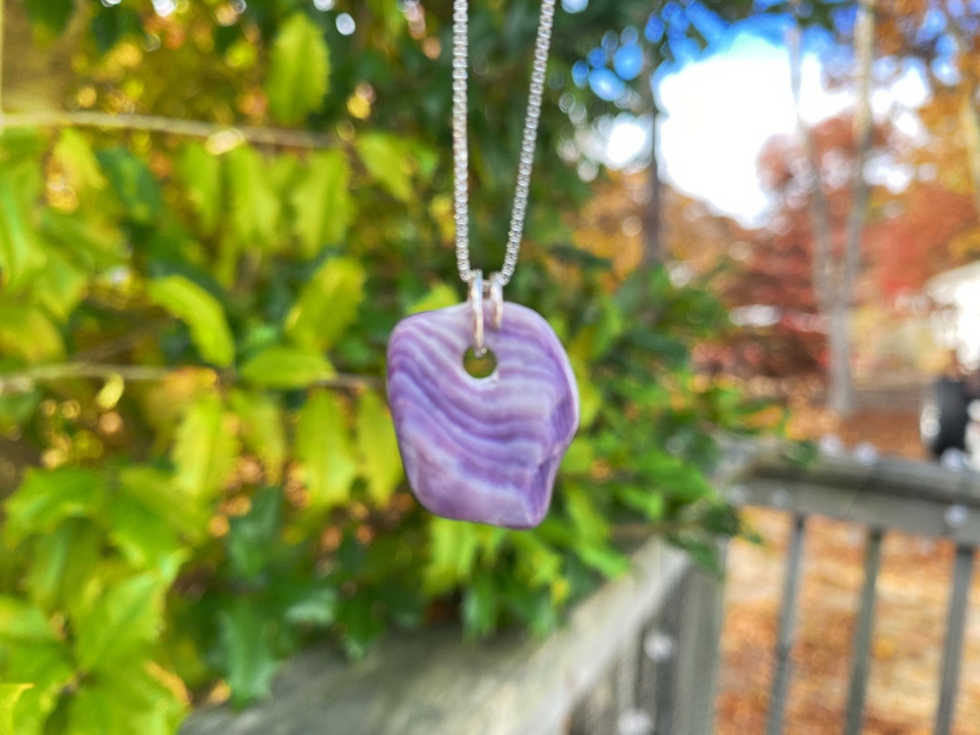 Quahog Shell Necklace Cape Cod Jewelry Sterling Silver Etsy