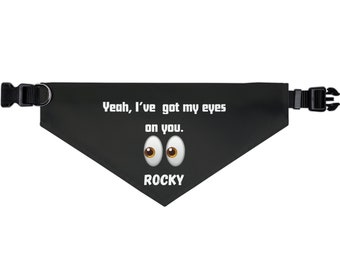 Personalized Pet Bandana Collar | Funny Eyeballs Pet Bandana | Custom dog bandana | Funny Dog Bandana | Personalized Dog Bandana | Custom