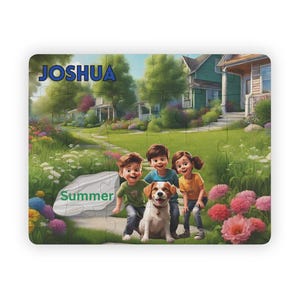 Personalized Kids Puzzle, 30-Piece, Summer,  Personalized Gift for kids, Birthday Gift for Kids, Puzzle Gift for Kids, Puzzle Gift for Kids