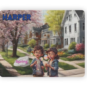 Personalized Kids Puzzle, 30-Piece, Spring,  Personalized Gift for kids, Birthday Gift for Kids, Puzzle Gift for Kids, Puzzle Gift for Kids