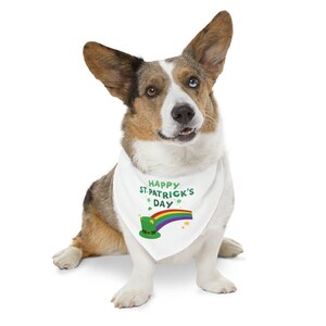 St Patrick Day Pet Bandana Collar| Pet Bandana Collar | Pet Fashion | Pet Bandana over the Collar | Dog Bandana | Cat Bandana | Pet gift