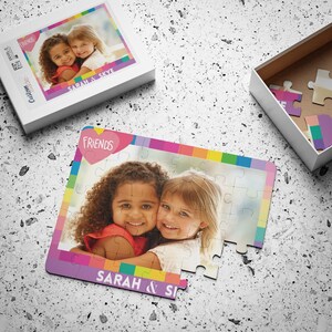 Personalized Photo Kid Puzzle, 30 Pieces, Puzzle Gift for Kids, Personalized Name Puzzle, Birthday Gift for Kids, Personalized Gift for Kids image 4