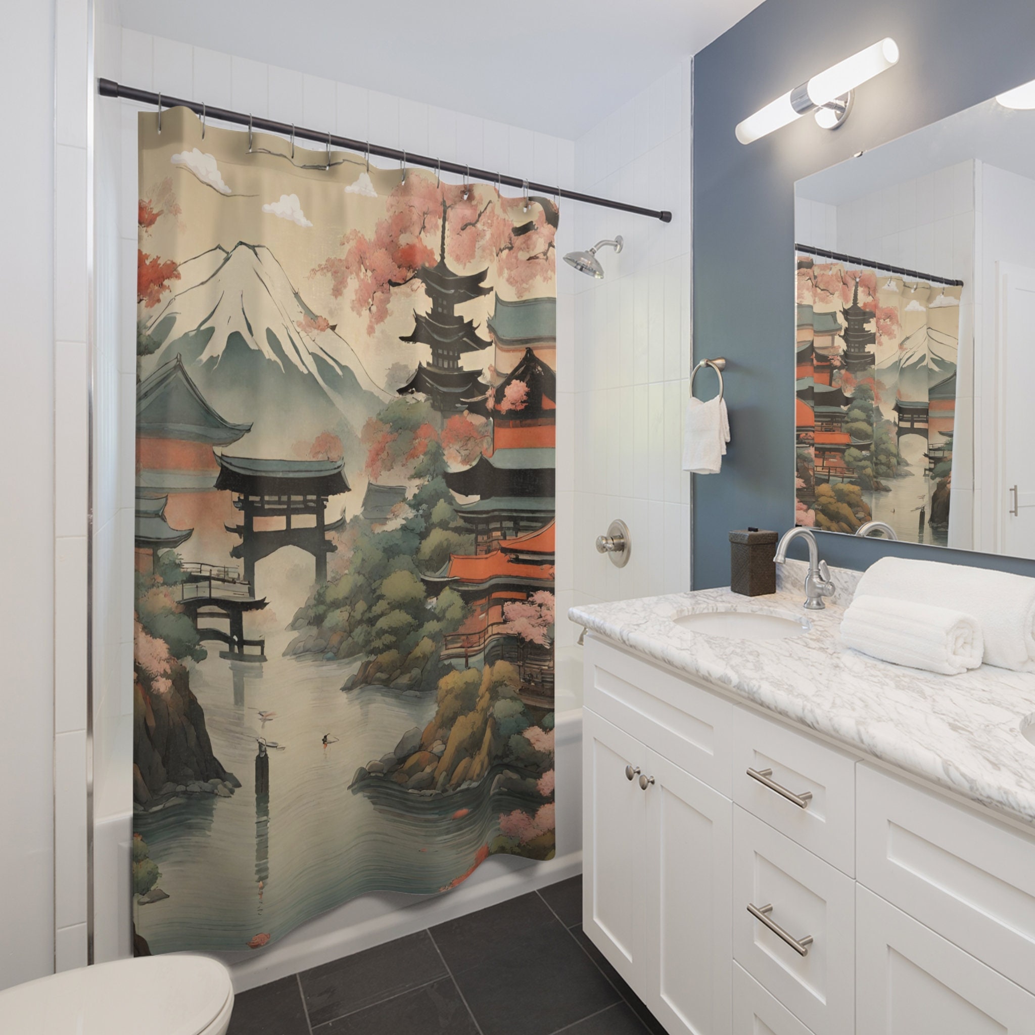 Japanese Themed Shower Curtains Japanese Shower Japanese Inspired