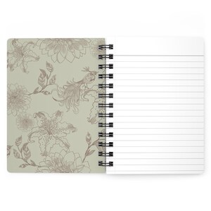 Personalisiertes Vogelbeobachtungs-Notizbuch mit Spiralbindung, Retro-Vogelmotiv, Geschenk für Vogelliebhaber und Vogelbeobachter, individuelles Vogelbeobachtungsprotokoll Bild 6