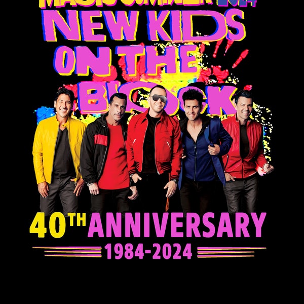 DIGITAL FILE: NKOTB Summer 2024 Tour Png