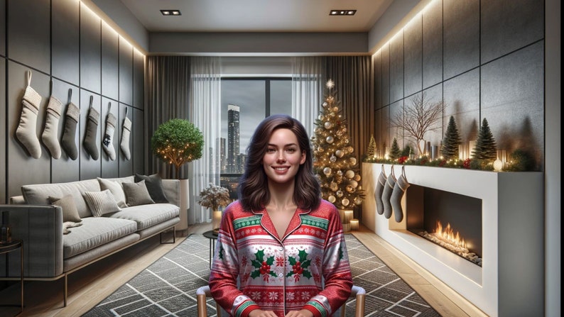 Christmas Zoom Backgrounds: 11 Charming Living Room Themes, Festive ...