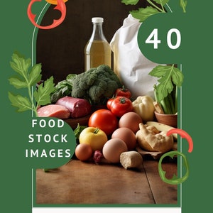 プロの料理画像: 料理本の著者、栄養ガイド、シェフ向けの食品ストック画像 40 点