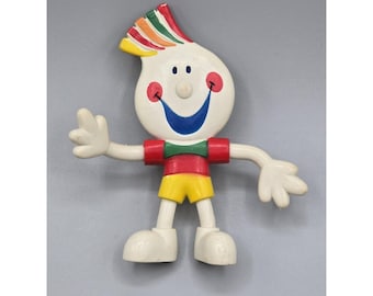 Rainbow CHIPS AHOY Cookie Character Bendy Figure w/ suction Cup 1990s